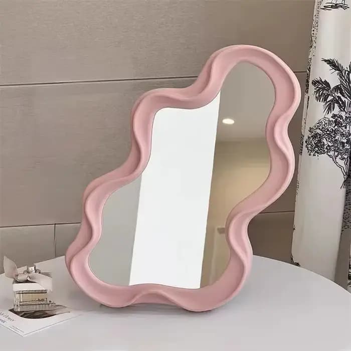 Miroir de maquillage imperméable irrégulier