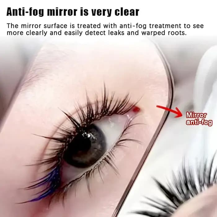 Miroir flexible à clipser pour salon