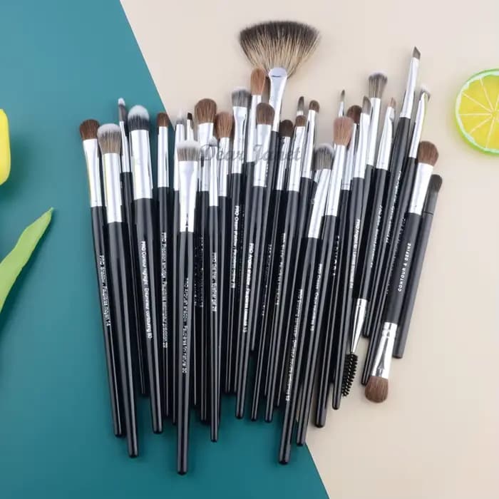 S série Pro pinceaux de maquillage poudre ventilateur fond de teint fard à joues mettre en évidence pinceau