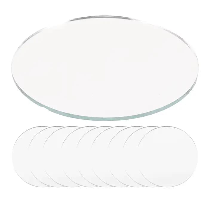 10 miroirs compacts en verre incassable