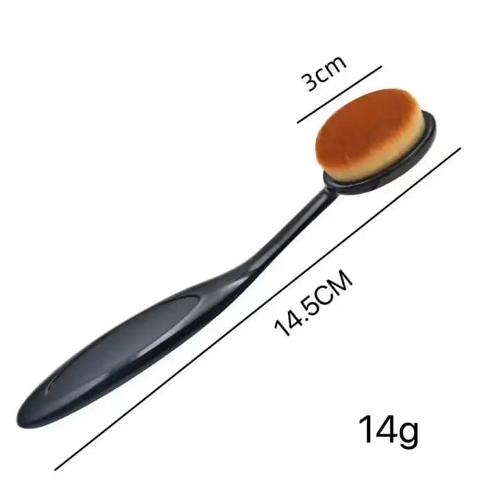 Pinceau de maquillage en forme de brosse à dents pour fond de teint