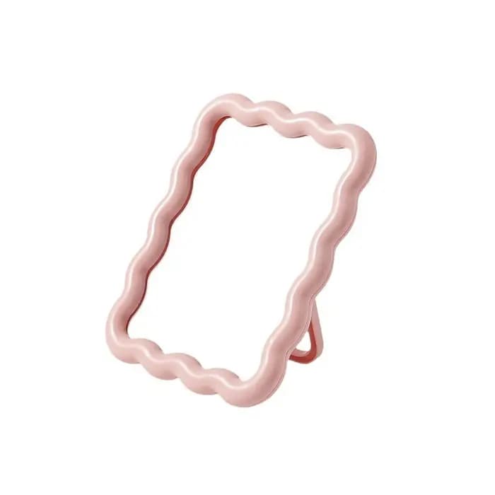 Miroir de maquillage de bureau ondulé pour étudiant
