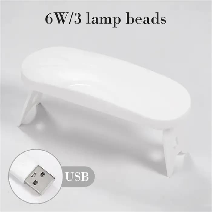 LINMANDA Mini lampe sèche-ongles 6W LED UV Portable