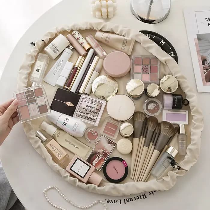 Sac de rangement étanche pour cosmétiques paresseux