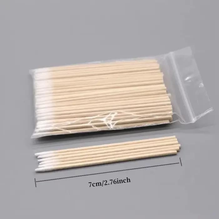 100/300/500 ongles pointe en bois coton-tige bourgeons jetable Ultra-détail correcteur dissolvant de