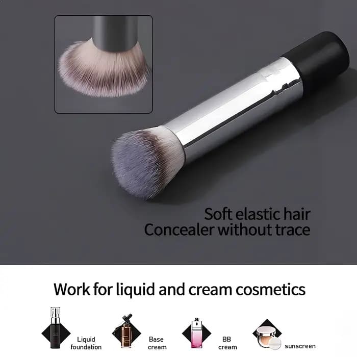 1 pinceau correcteur, pinceau blush rond