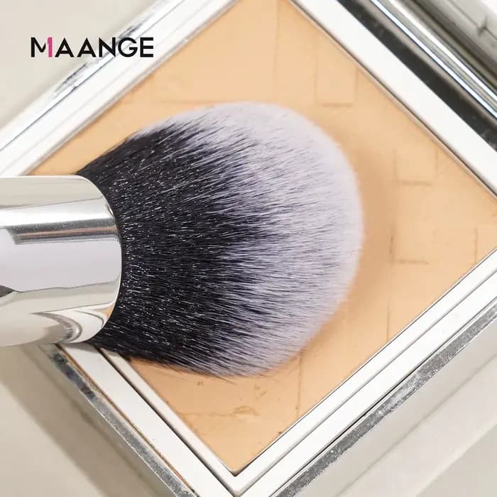 MAANGE 4 pièces pinceaux de maquillage avec étui fond de teint correcteur poudre pinceau