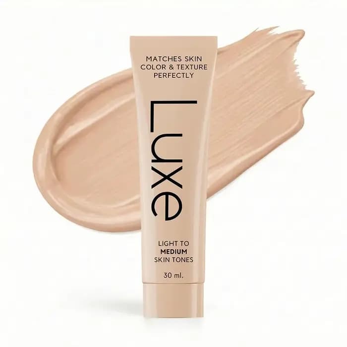 Fond de teint changeant de couleur Luxe 30 ml avec protection SPF UV – Teinte auto-adaptative, natur