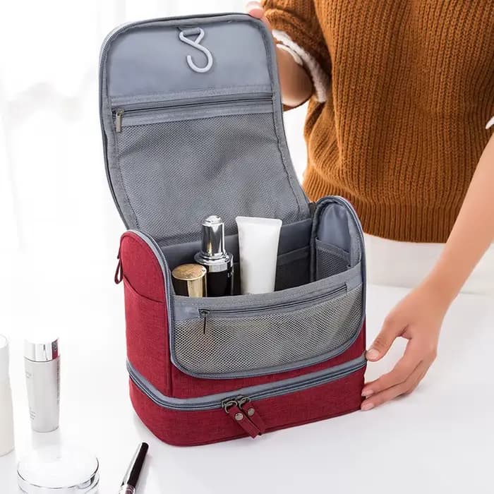 Trousse de toilette Portable avec crochet de suspension