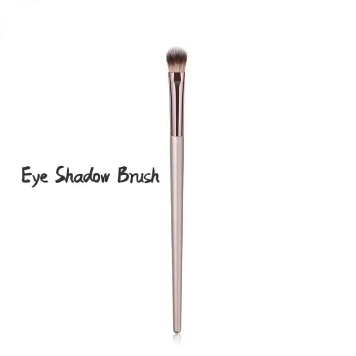 Pinceaux de maquillage de couleur champagne pour femmes