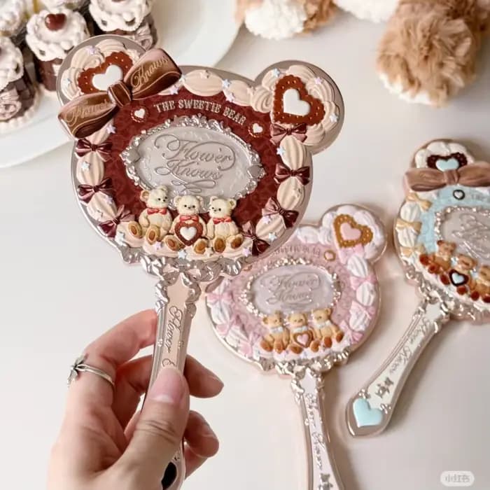 Miroir à main de la collection Flower Know Sweetie Bear