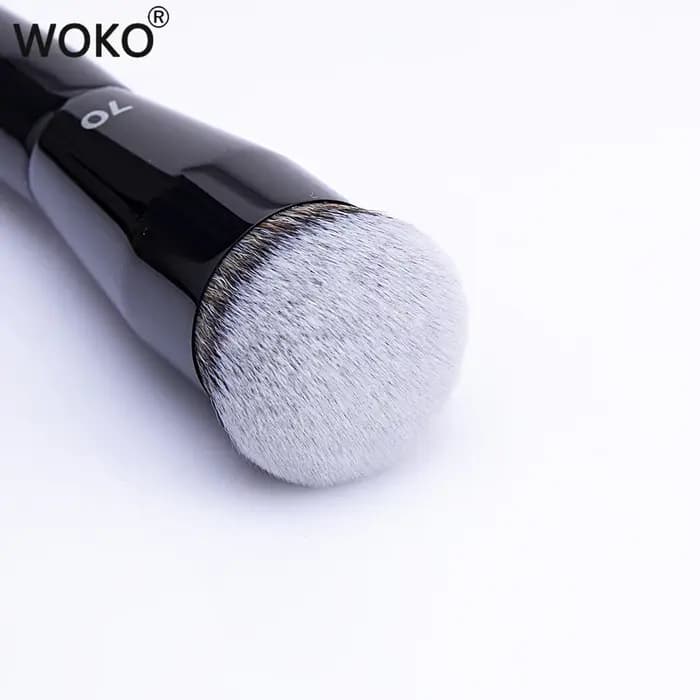 Pinceaux de maquillage pour fond de teint à dessus plat