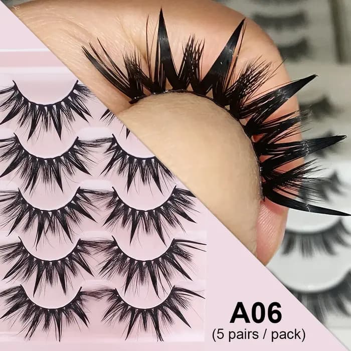 Faux cils cosplay féminins