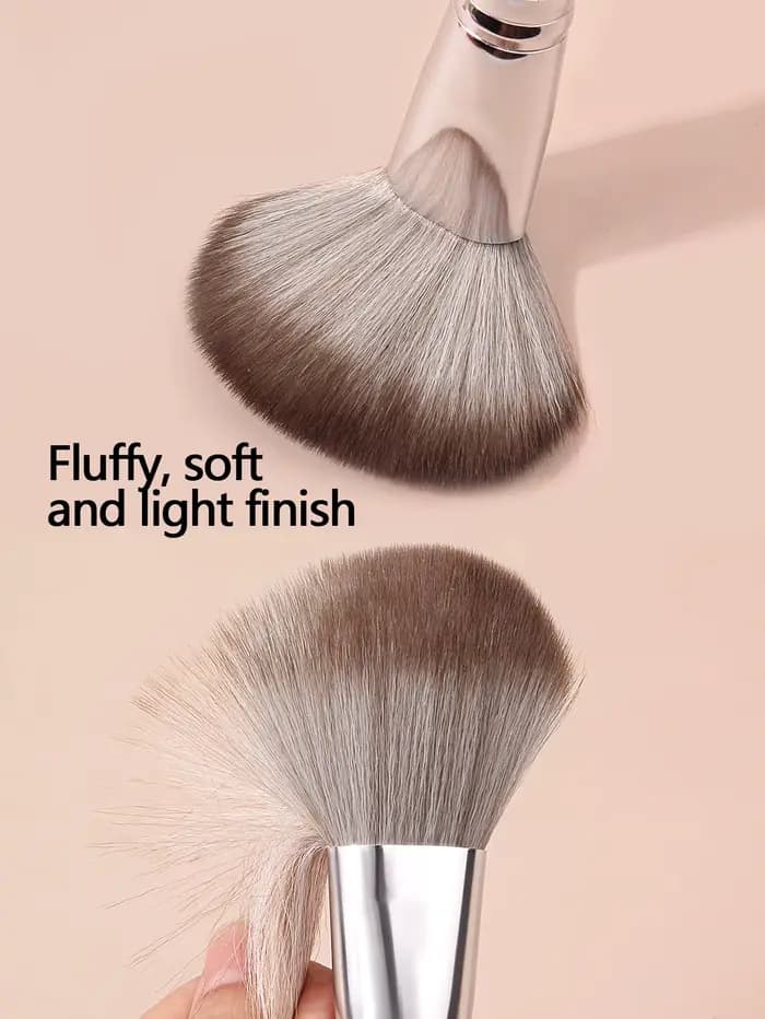 1 pièces de haute qualité moelleux doux grand pinceau à poudre