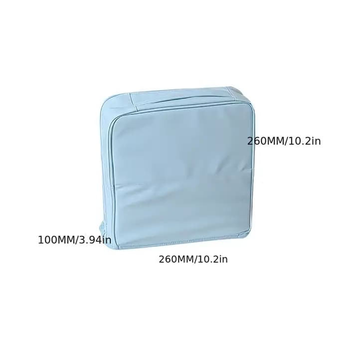 Trousse de maquillage verticale multi-couches élégante et de grande capacité