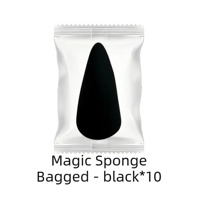 10 Pcs Detail Mini Halo Magic Brush Ultra Soft Makeup Sponge Blender Latex Free Wet Dry Dual Use Hydrophilic