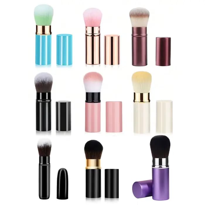 Brosse de maquillage rétractable