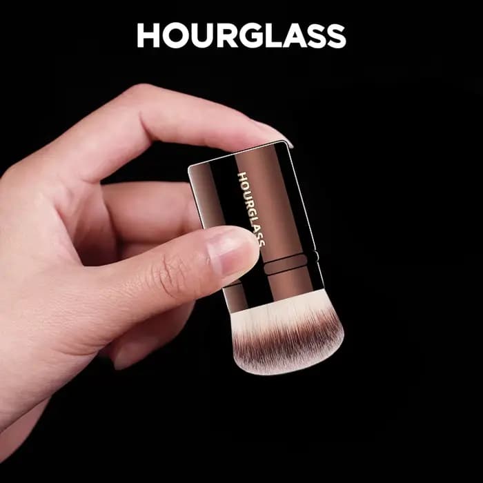 Pinceau de maquillage sablier-pinceau à Blush rétractable No.22 brosse à visage unique en Fiber douce et respectueuse de la peau