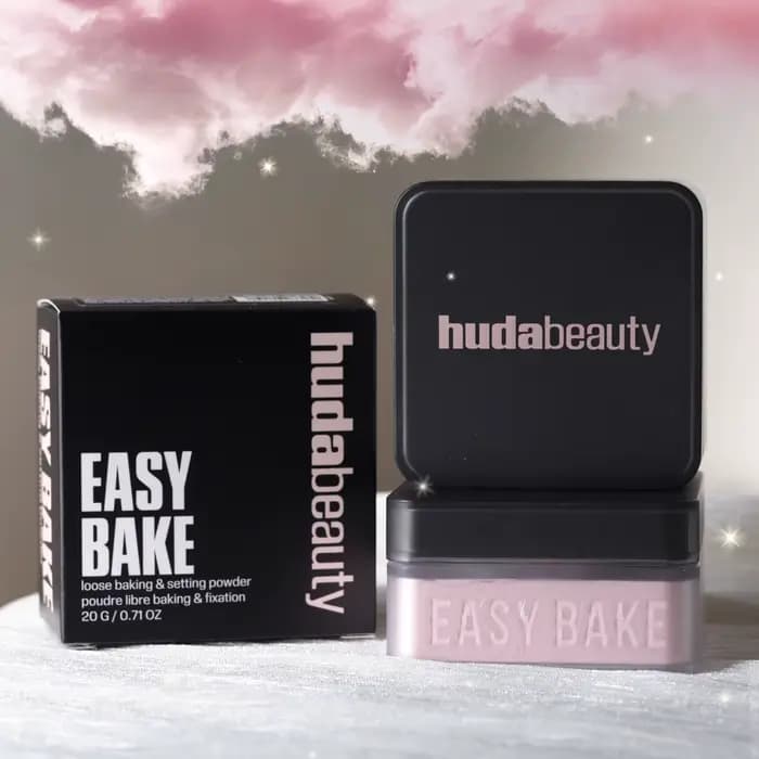 Nouvelle Poudre Libre Fixatrice et de Fixation Huda Easy Bake Sans Parfum