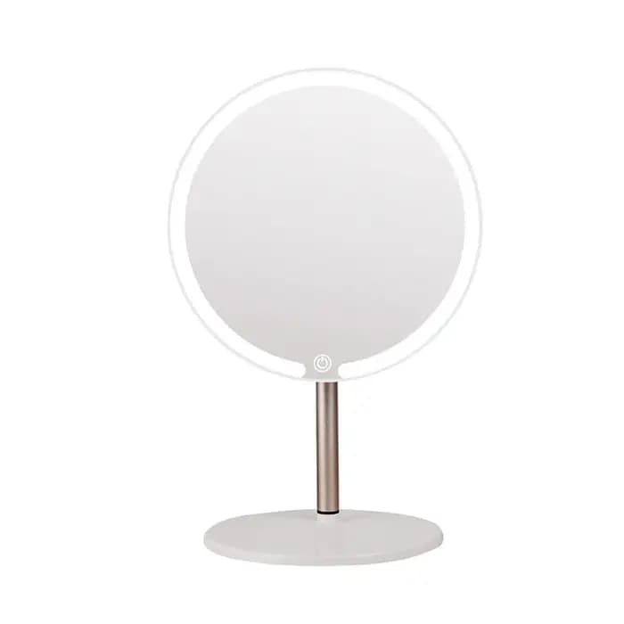 Miroir de maquillage rond LED