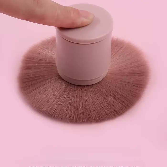 Pinceau de maquillage professionnel rétractable pour le visage
