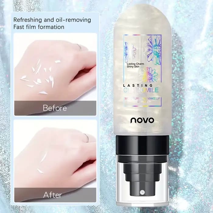 Spray fixateur de maquillage longue durée