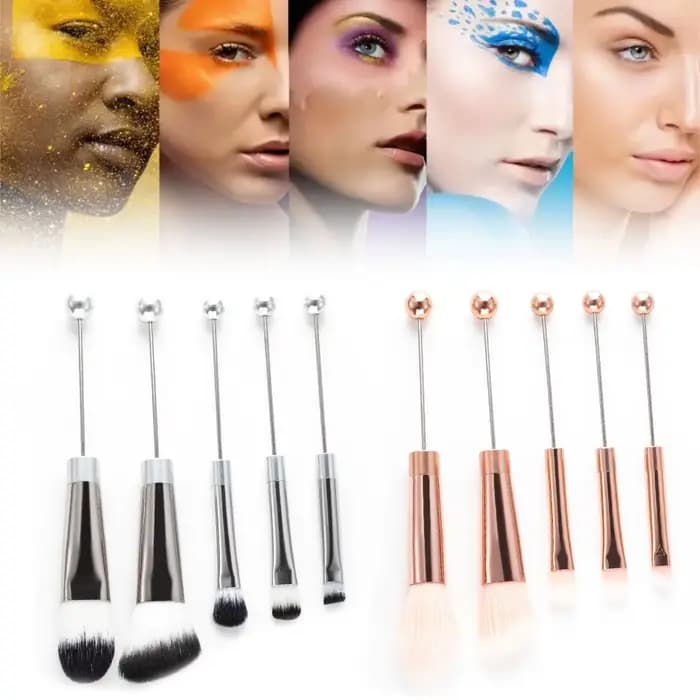 Pinceaux de maquillage perlables bricolage