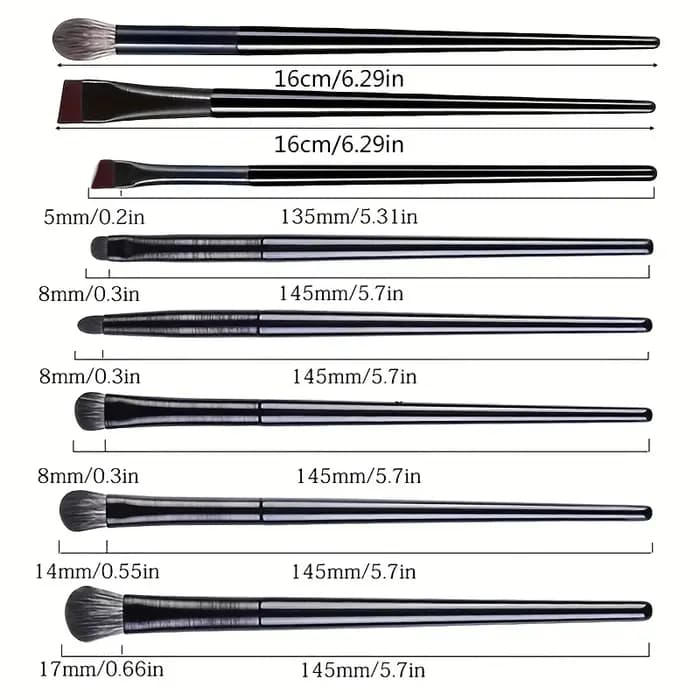 Ensemble de pinceaux de maquillage pour les yeux
