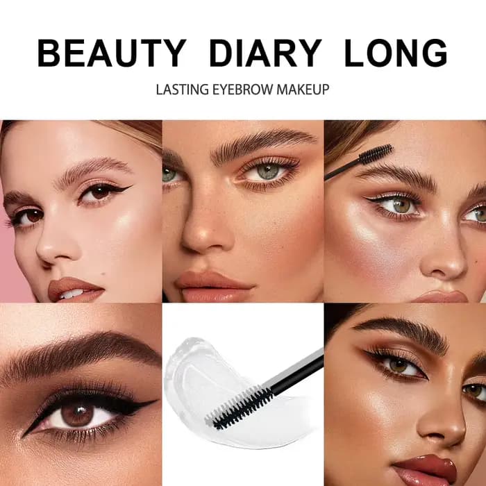 Gel à sourcils imperméable – Anti-taches, tenue longue durée pour un look naturel – Cadeau idéal pour la Saint-Valentin et la fête des mères pour les femmes