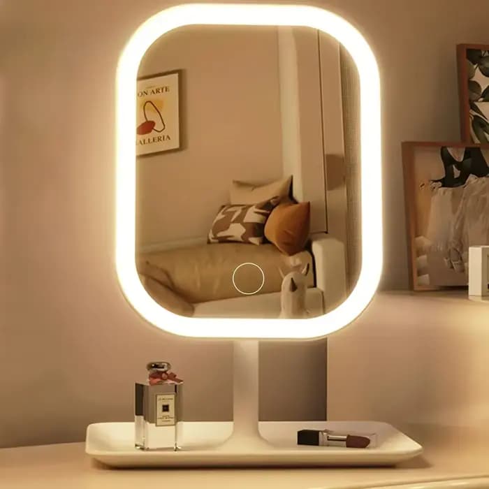 Miroir de maquillage LED