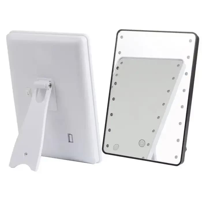 Miroir de maquillage à 16 LED avec lumière tactile réglable