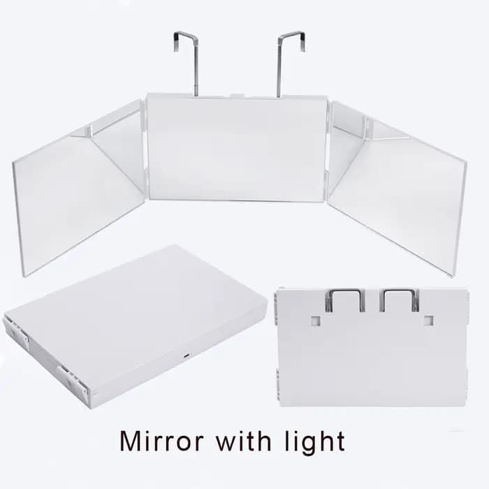 Miroir 3 voies avec LED