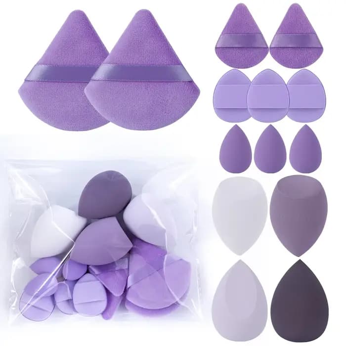 Ensemble professionnel de 3 à 20 pinceaux de maquillage doux et moelleux pour fond de teint, fard à