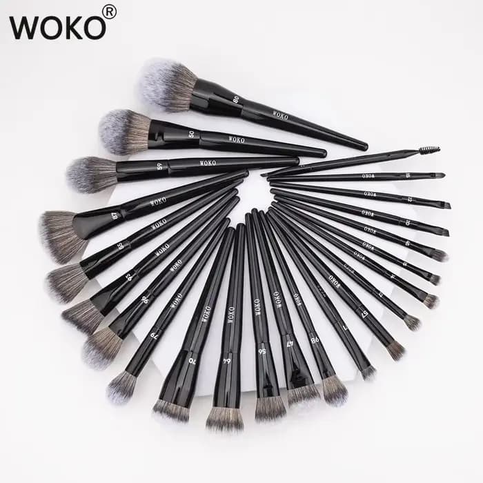 Fond de teint professionnel poudre surligneur Contour crème Blush pinceaux de maquillage correcteur fard à paupières taches Liner sourcil pinceau à lèvres