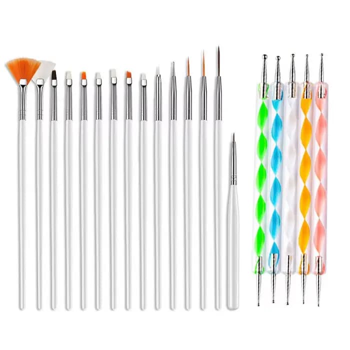 Ensemble de pinceaux pour Nail Art