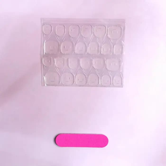 10 pièces-faux ongles de forme courte avec nœud papillon rouge-ensemble d'ongles de faux couverture