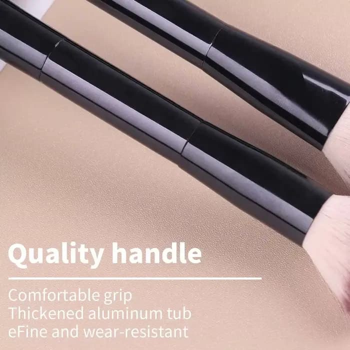 2 pièces pinceaux de maquillage professionnels à double tête