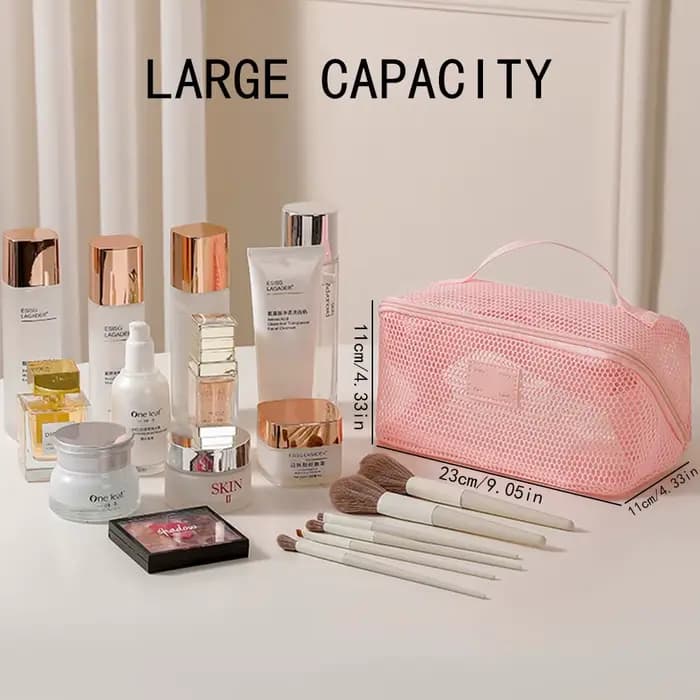 Organisateur de maquillage trousse de toilette féminine sac