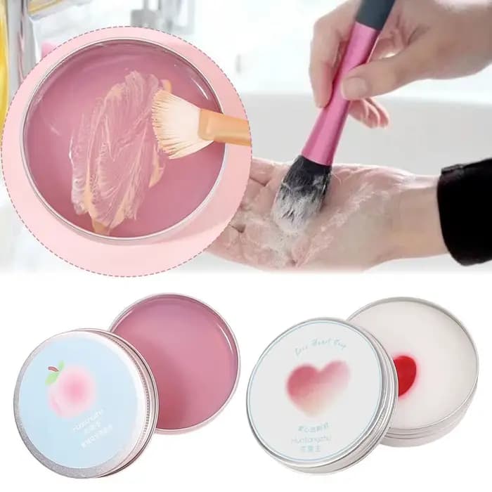 Outil de nettoyage portable pour pinceaux de maquillage Huatang Master avec poudre de savon