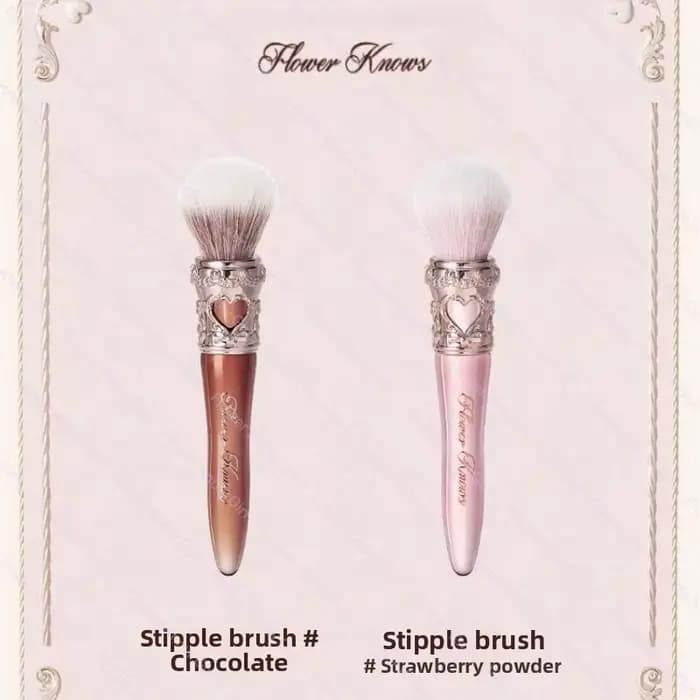 Flower Knows The Sweetie Bear Collection Blush Brush Laine Poudre Libre Surligneur Pinceaux