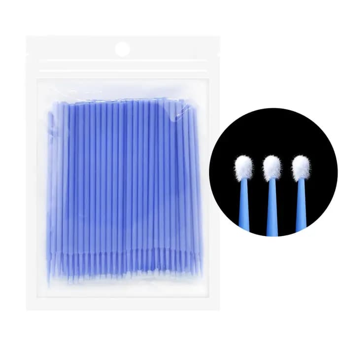 GLAMLASH – Micro brosse jetable pour Extension de cils, 100 pièces