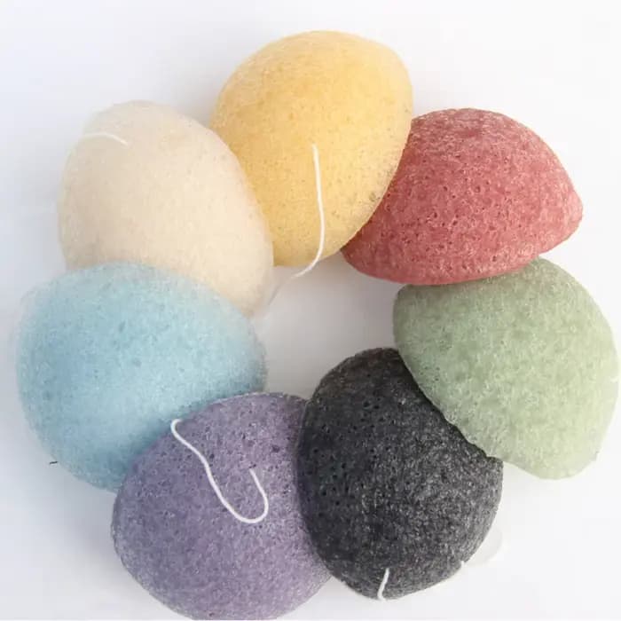 Éponge de lavage du corps Konjac bio doux