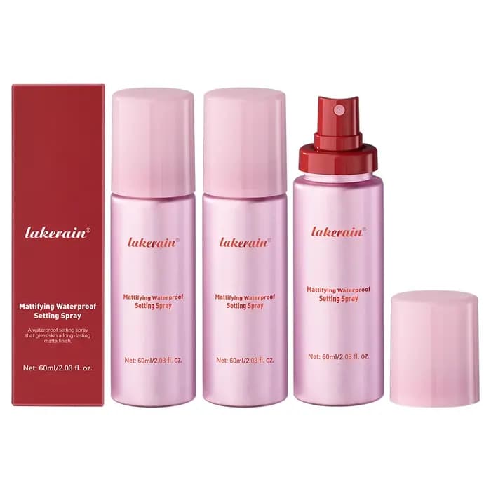 Spray de réglage imperméable et mat