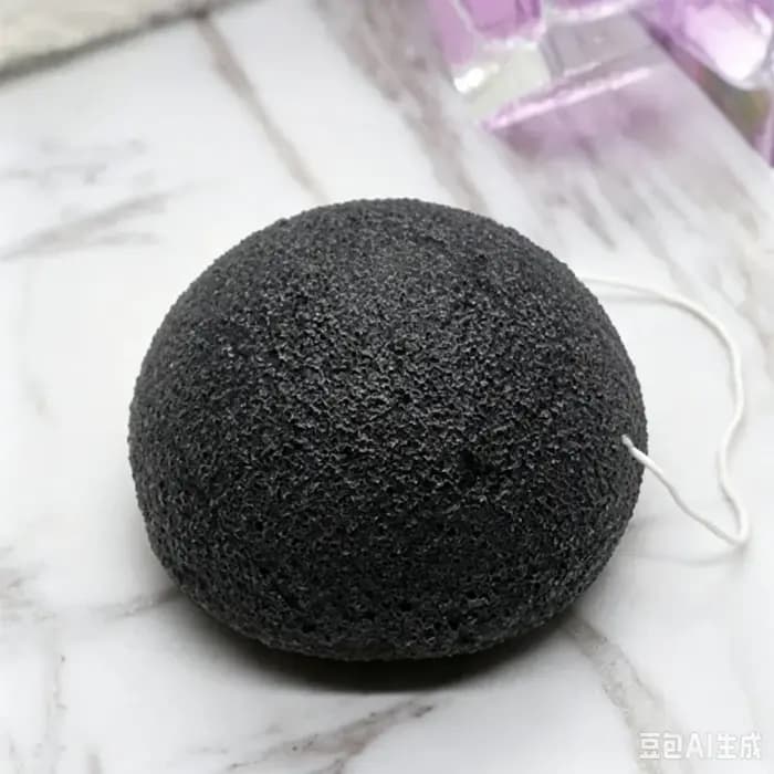 1 éponge Konjac pour le maquillage, exfoliant, nettoyant naturel, éponge Konjac pour le visage, éponge de nettoyage des pores, accessoires de salle de bain