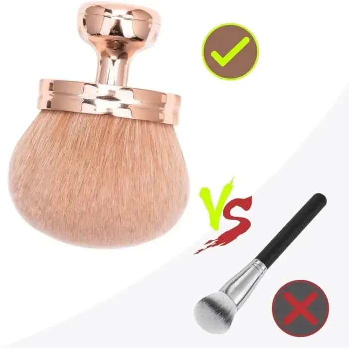 Pinceau Kabuki ovale pour autobronzant et bronzant