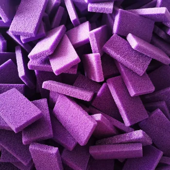 80 pcs/lot violet pied pierre ponce dissolvant de peau morte éponge pieds outils de soin