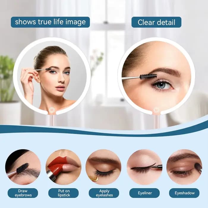 Miroir de maquillage avec éclairage