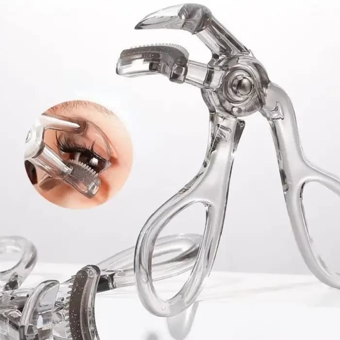 Recourbe-cils double fonction avec peigne – Options de clipser large ou partiellement