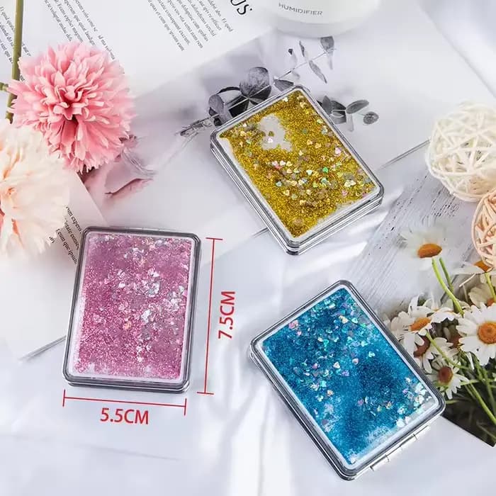 Miroir de maquillage viral créatif en forme de sablier