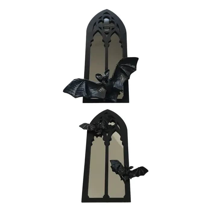Miroir mural en arc gothique